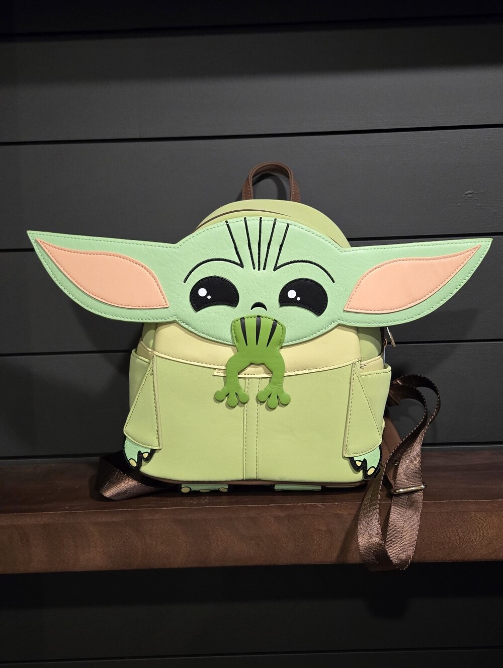 Loungefly Star Wars The Mandalorian The Child Baby Yoda Frog Mini Backpack